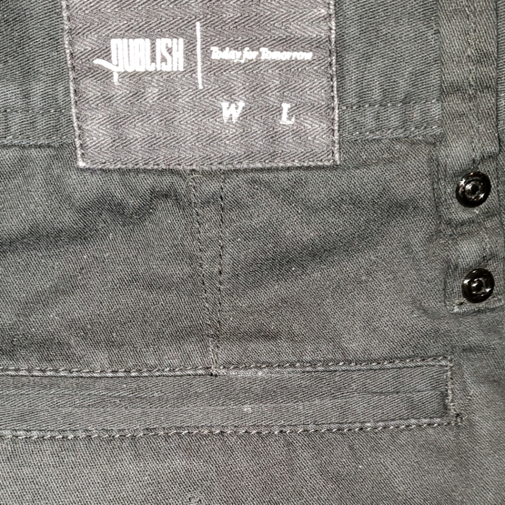 Publish Black joggers 32"